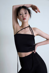 ストリングチューブトップ/STRING TUBETOP BLACK