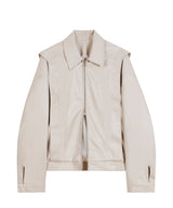 87-STAN028 [Vegan Leather] マルチプラックケットレザージャケット