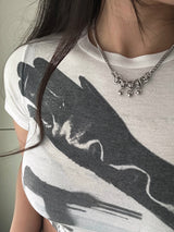 3スモールボールネックレス/3 small ball necklace