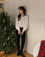 HDバンディングコットンスリムストレートパンツ(2colors)