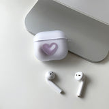 パープル - ハートポップ! AirPods ケース_マット