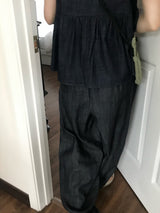 Cherish denim set up sleeveless