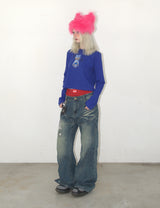 Kater Moji Long Sleeve BLUE