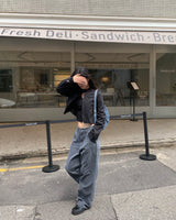 (Unisex)ピグメントデニムパンツ