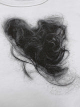 ハートヘアT / Heart Hair Tee WHITE B