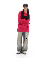 DESTROYED DENIM PANTS (GRAY)