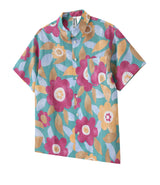 ラミーフラワーショートスリーブシャツ / RAMIE FLOWER SHORT-SLEEVE SHIRT