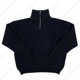 ラムウールタートルネックセミジップ / UN Ramswool Turtleneck Semi Zip-Up (4 colors)
