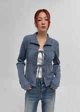 [MADE] Marant Shirring Collar Cardigan