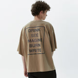 スローガンオーバーサイズTシャツ / SLOGAN OVERSIZE TSHIRTS (4523291443318)