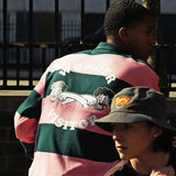 ロゴストライプポロシャツ / Logo striped polo (4473271451766)