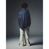 レクシオンカーブドジップオーバーシャツ / REXION CURVED ZIP-OVER SHIRT_NV
