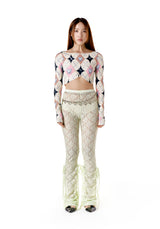 レースシャーリングレギンス / LACE SHIRRING LEGGINGS
