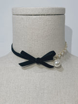 ジュリアミニベルベットリボンチョーカー/julia mini velvet ribbon choker