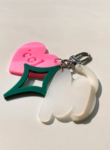 シェープオブコロララブキーリング/Shape of Col's Love Keyring