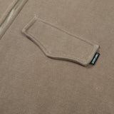 Pigment Heavy Hood Zip-Up [COCOA] (6618904232054)