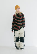 オールドストライプロングスリーブ / BSR2223FWPO029 OLD STRIPE LONG SLEEVE BLACK