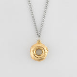ドーナツネックレスシルバー925(18kゴールドプレイティドゥ ) / DONUT NEC SILVER925(18K GOLD PLATED) (6637084508278)