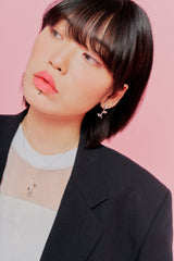 Silver Rose Necklace (6590323228790)