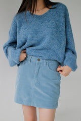 アルパカVネックニット / Alpaca V-neck Knit (6color)