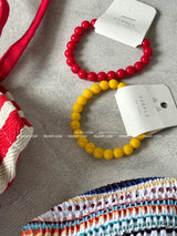 Color pearl ball bracelet