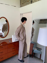 Autumn mute set up wide pants