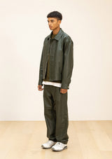 ラムスキンオーバーフィットボンバージャケット/LAMSKIN OVERFIT BOMBER JACKET