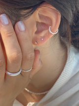 [92.5sliver] petit ball earings