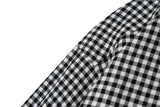 ギンガムチェックシャツS101/Gingham Check shirt S101 Black