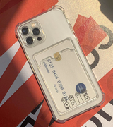 Cat Jelly Card Storage Phone Case