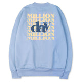 ミリオングリッドスウェットシャツ/MILLION GRID SWEATSHIRT