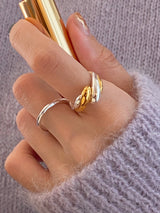 ダブルツイストリング / [925silver] Double twisted ring