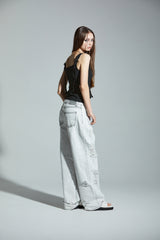 ベルトスリーブレストップ / BELT SLEEVELESS TOP