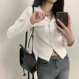 Bonu Pocket V-neck V-neck Knit Cardigan (4 colors)