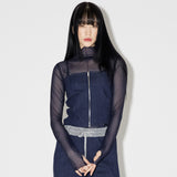 Denim Knit Blocking Top [BLUE] (6638379663478)