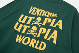 スカルユートピアTシャツ / VENTIQUE Skull utopia T 5color