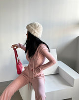 Bobby Broach SET Corset Sweat Suit Set