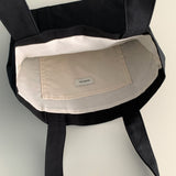 Oxford simple line bag - black