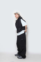 スナップワイドカーゴパンツ / Snap Wide Cargo Pants