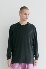 クラシックロゴテリーロングスリーブ / BSR2223FWPO088 CLASSIC LOGO TERRY LONG SLEEVE CHARCOAL