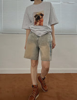 ドッグショートスリーブTシャツ/Dog Selfie Short Sleeve T-shirt (3color)