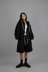 KEVIN OVER-FIT HOOD ZIP-UP