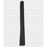 Stripe Muffler Navy Gray
