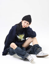 オーバーフィットロゴスウェットシャツ/Overfit Panatique Logo Sweatshirt_2color