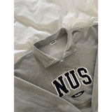 Huke x Nus. half zip-up
