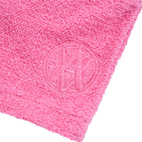 A LOGO EMBLEM TERRY SHORT PANTS  PINK