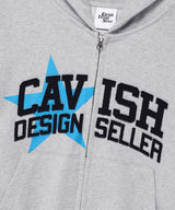 W VARSITY ZIP UP HOODIE GREY(CV2DFFM481A)