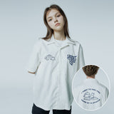 Puppy dolphin open collar shirts (6563747790966)