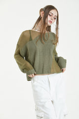 ハンドシースルーニット / HAND SEE-THROUGH KNIT