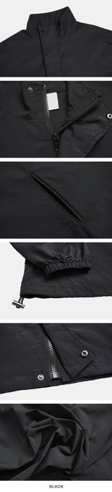 Gorpcore High-neck String Windbreaker